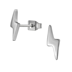 Titan Ohrringe Ohrstecker mit Blitz