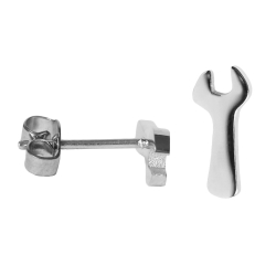 Chirurgenstahl Ohrstecker Schraubenschlüssel Ohrringe