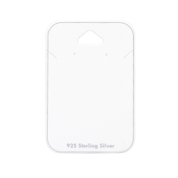 5 x Schmuckkarte 925 Sterling Silber Ohrstecker und Halskette