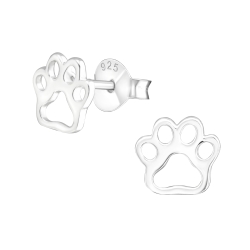 Ohrringe 925 Sterling Silber Ohrstecker mit Pfote