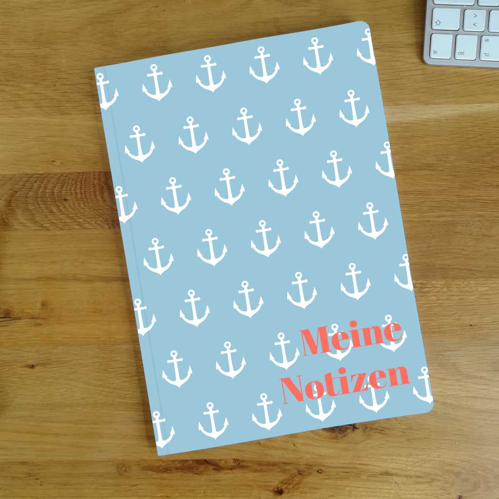 Notizbuch DIN-A4 Softcover selbst gestalten