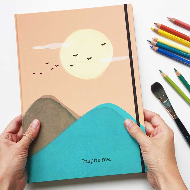 Taschenkalender DIN-A4 Hardcover selbst gestalten