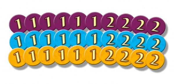 Carcassonne: Map-Chips (Mini-Erw.)