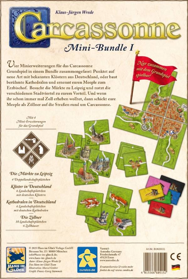 Carcassonne - Mini-Bundle (Mini-Erw.)