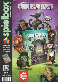 spielbox 2018 Heft 5 (inkl. Mini-Erw. Railroad Ink)