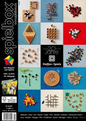 spielbox 2023 Heft 1 (inkl. Mini-Erw. Wettlauf nach El Dorado)