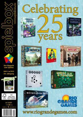 spielbox 2023 Heft 2 (inkl. Promokarte Psyche für Terraforming Mars)