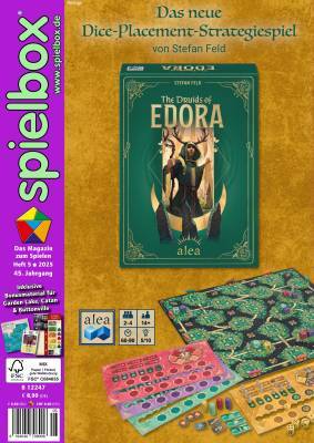 spielbox 2025 Heft 5 (inkl. Erw. für Garden Lake, Catan und Die glorreichen Gilden von Buttonville)