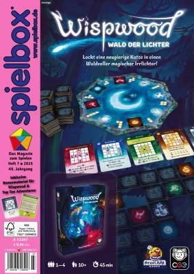spielbox 2025 Heft 7 (inkl. Mini-Erw. für Wispwood und Top Ten Adventures)