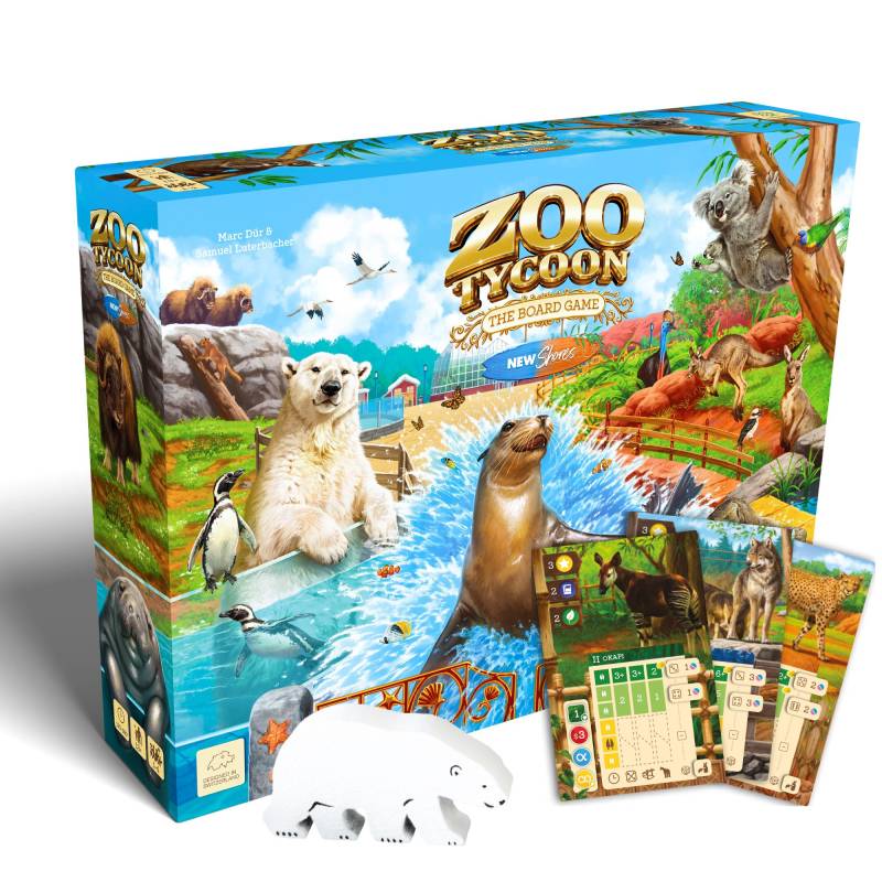 Zoo Tycoon - The Boardgame: New Shores (Exp.) (Deluxe) (engl.)