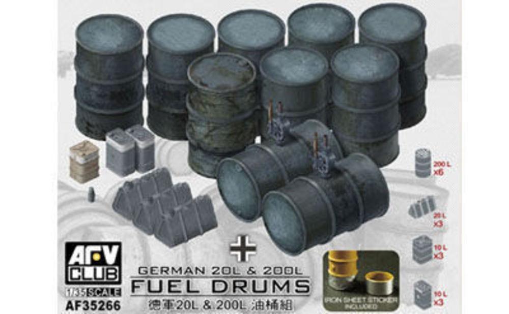 German 20L & 200L Fuel Drums
