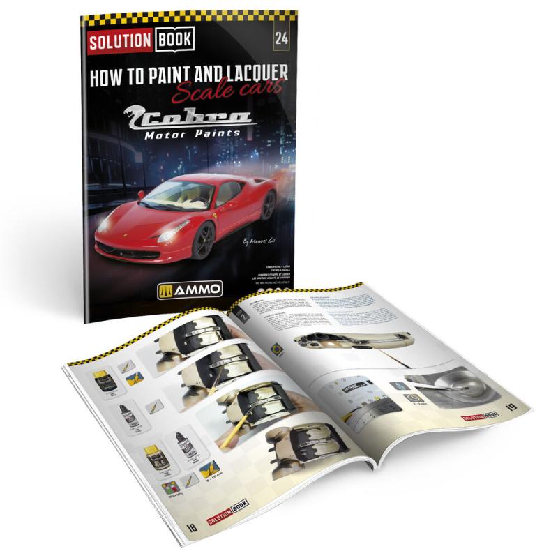SOLUTION BOOK 24 - How to Paint and Lacquer Scale Cars (English, Castellano, Francais, Deutsch)