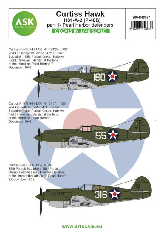 Curtiss Hawk 81-A-2 (P-40B) part 1 - Pearl Harbor defenders