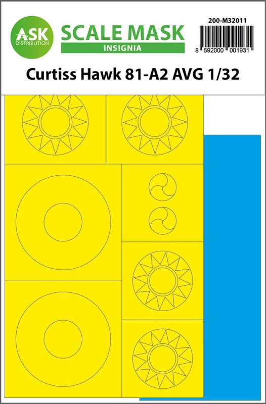 Curtiss Hawk 81-A2 AVG - INSIGNIA masks [Great Wall Hobby]