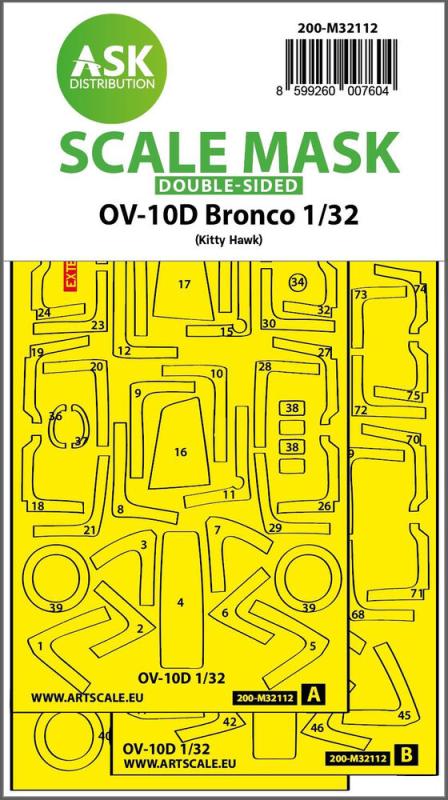 OV-10D Bronco - Double-sided express fit mask [Kitty Hawk]