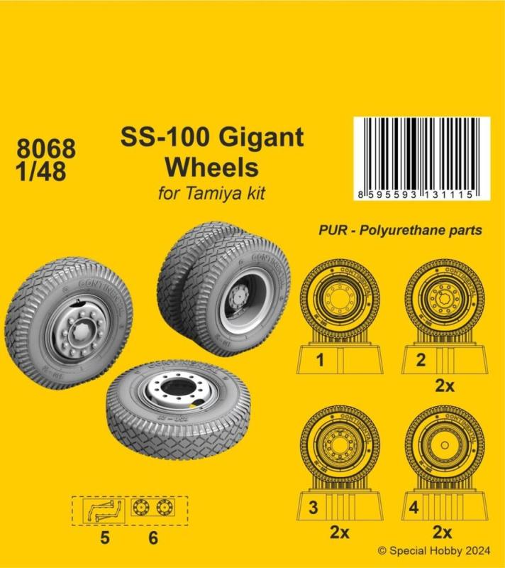 SS-100 Gigant - Wheels [Tamiya]