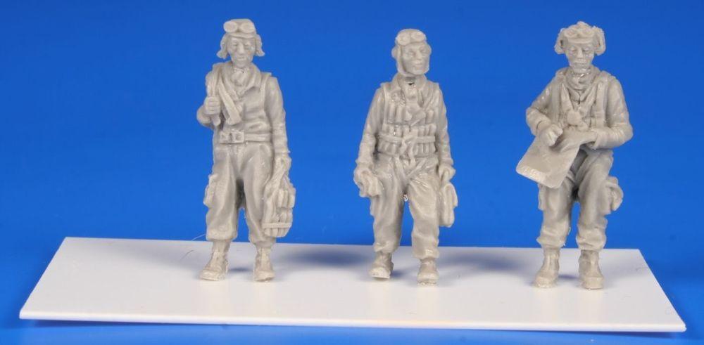 Japanese Army AF Bomber Crew MembersWWII (3 Figuren)