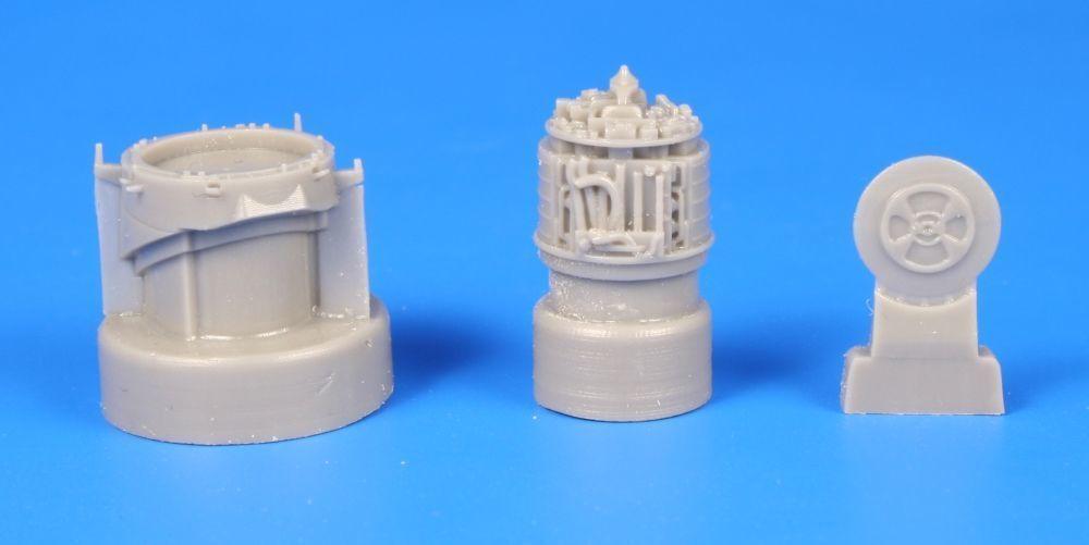 Mirage F.1-1/72 Cyrano IV - Radar w. uncovered Scanner Dish