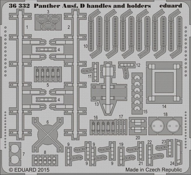 Panther Ausf.D handels a.holders [Tamiya]