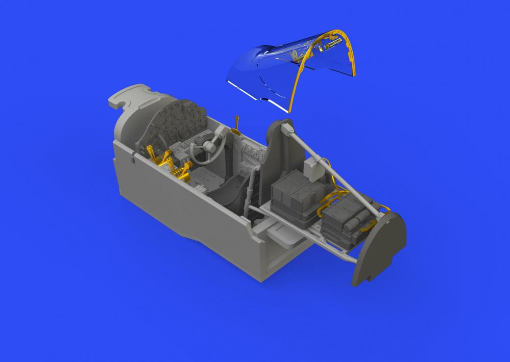 US P-38 G Lightning - Cockpit [Tamiya]