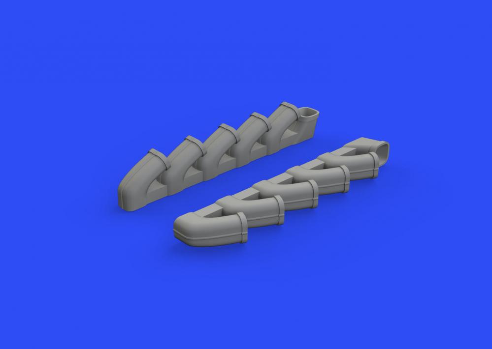 Il-2 - Exhaust stacks [Tamiya]