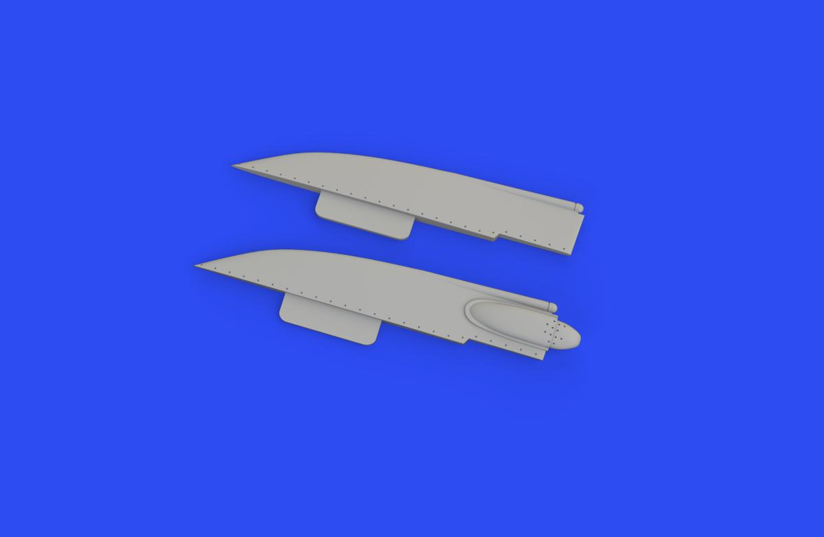 F-4B Phantom - Fin caps PRINT [Tamiya]