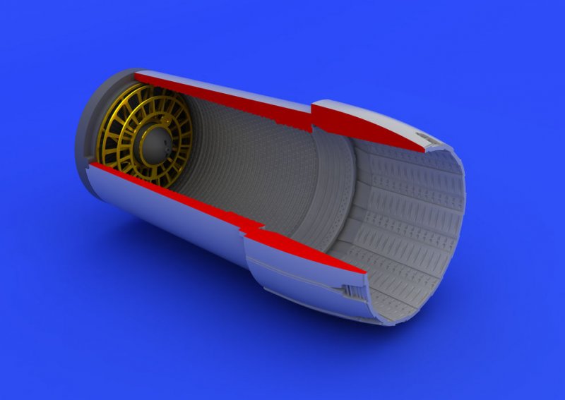 F-16CJ Fighting Falcon Block 50 - Exhaust nozzle [Tamiya]