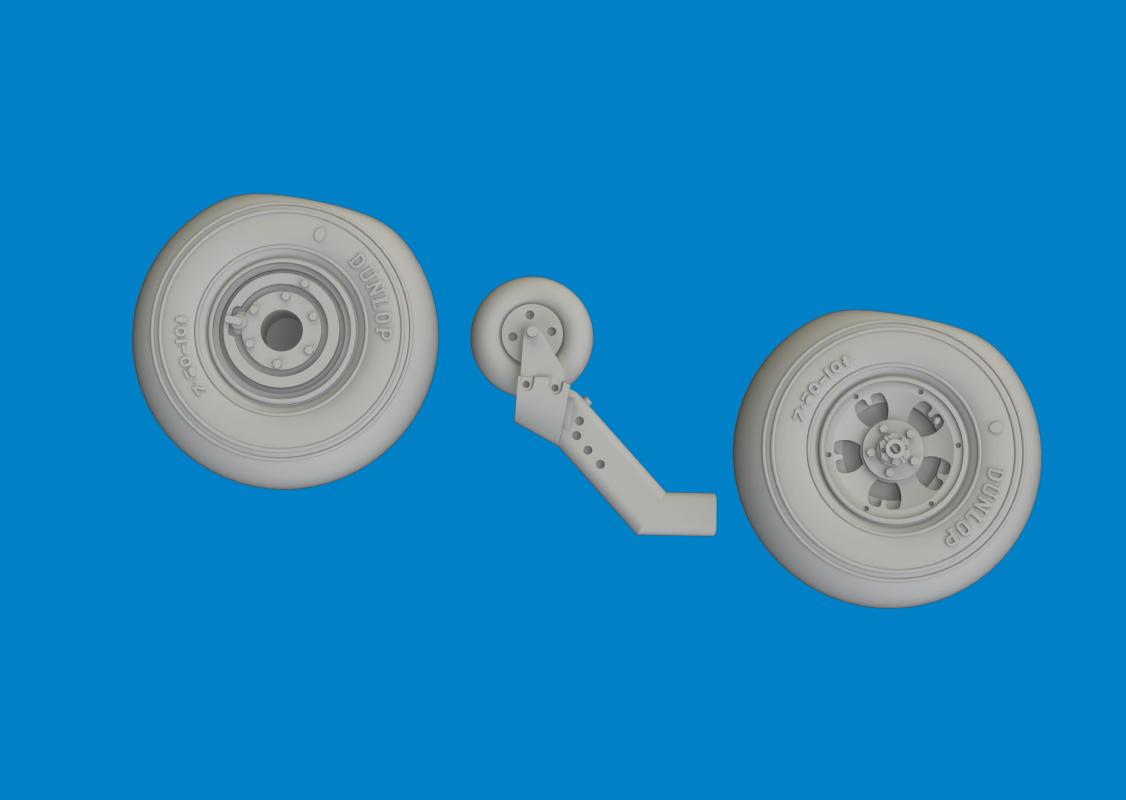 Spitfire Mk.V - Wheels [Tamiya]