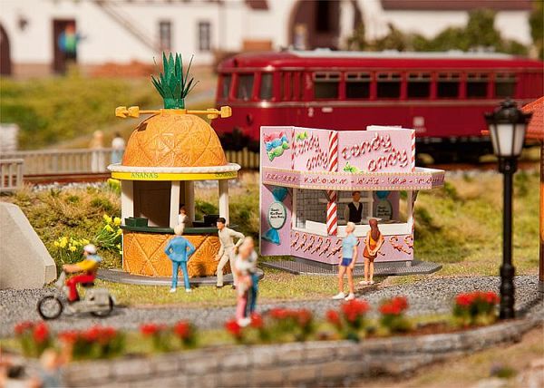 Süßigkeiten- und Fruchtsaftbude