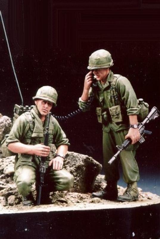101st Abn Div Radio Unit Vietnam ´68 w/B
