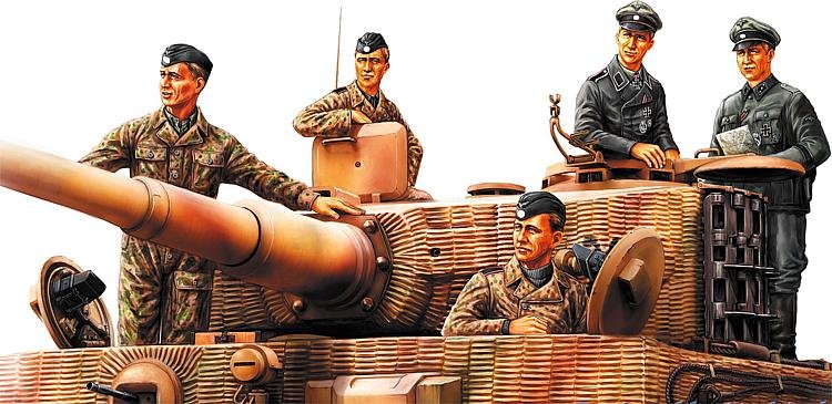 German Panzer Tank Crew (Normandy 1944)