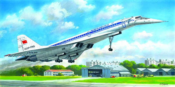 Tupolev 144D, Sowjetisches Überschall-Passagier-Flugzeug