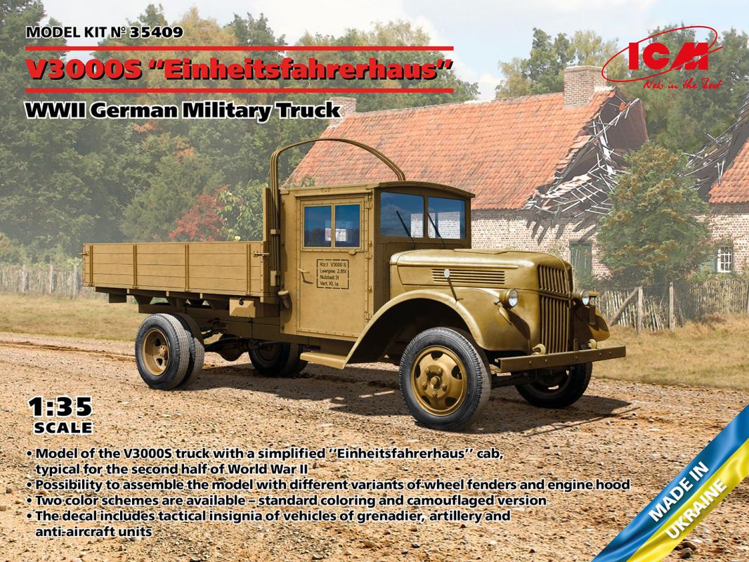 V3000S Einheitsfahrerhaus - WWII German Military Truck