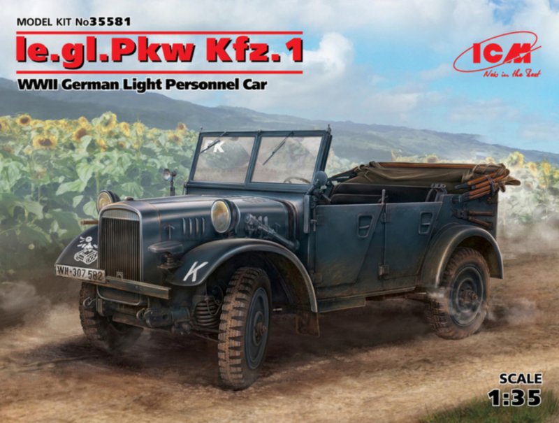 Ie.gl.PKW Kfz.1, WWII German Light Personel Car