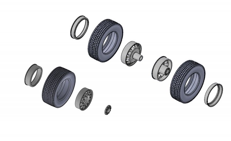 Reifen-/Felgen-Set Euro (7+7)