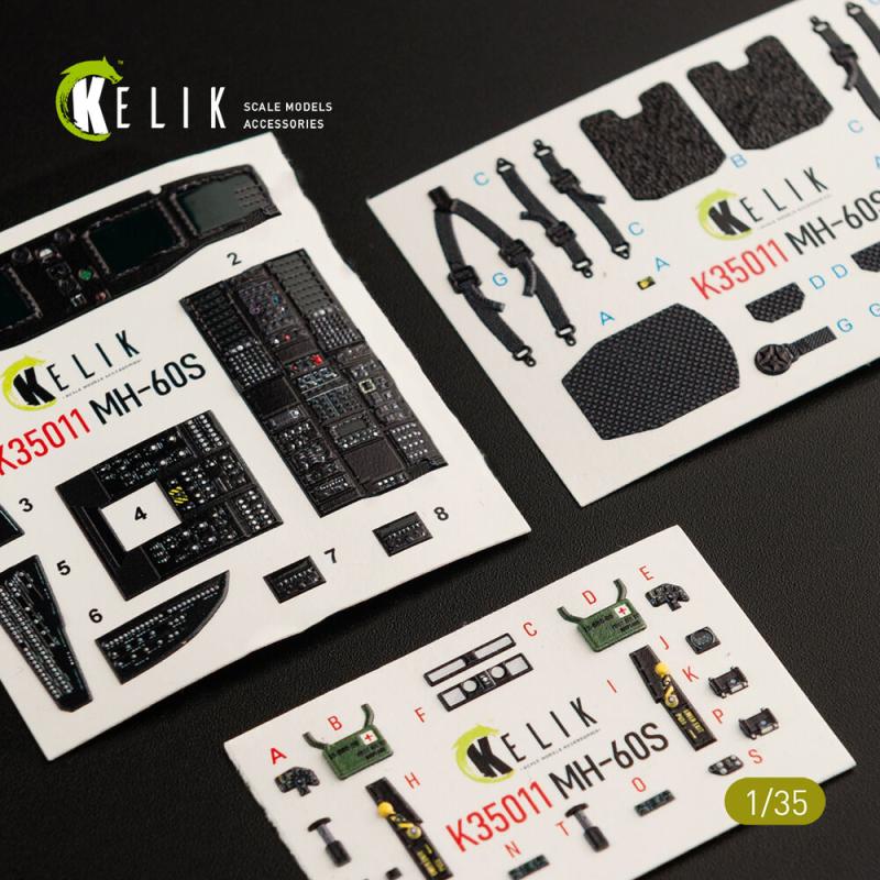 MH-60S Knight Hawk - Interior 3D-Decals [Kitty Hawk]