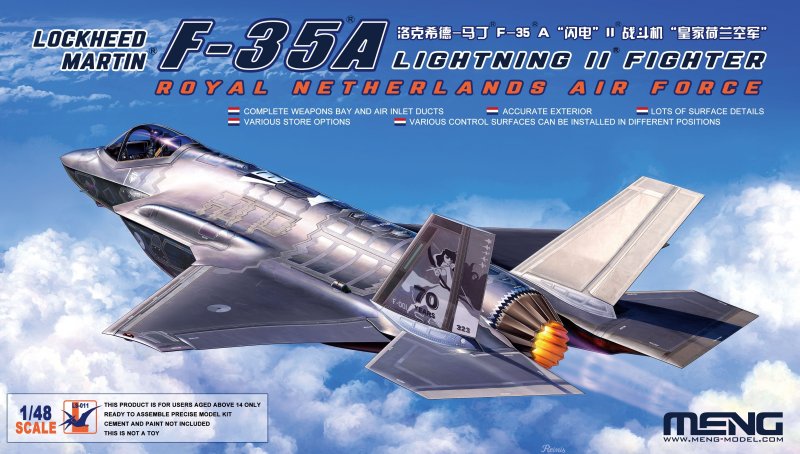 Lockheed Martin F-35A Lightning II Fighter Royal Netherland AirForce