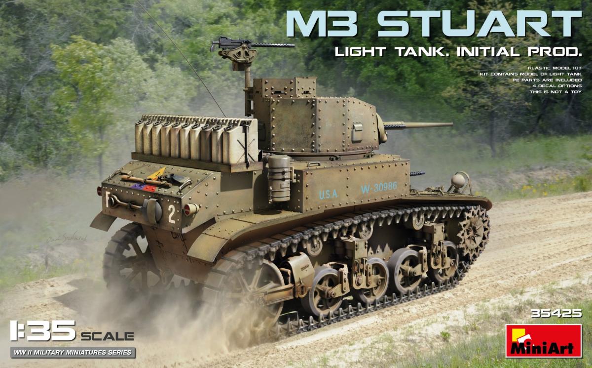 M3 Stuart - leichter Panzer - frühe Produktion