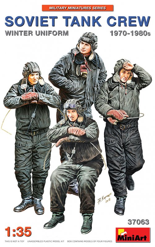 Soviet Tank Crew 1970-1980s. Winter Uniform