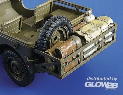 Anbau mit Gepäck für Tamiya Bausatz