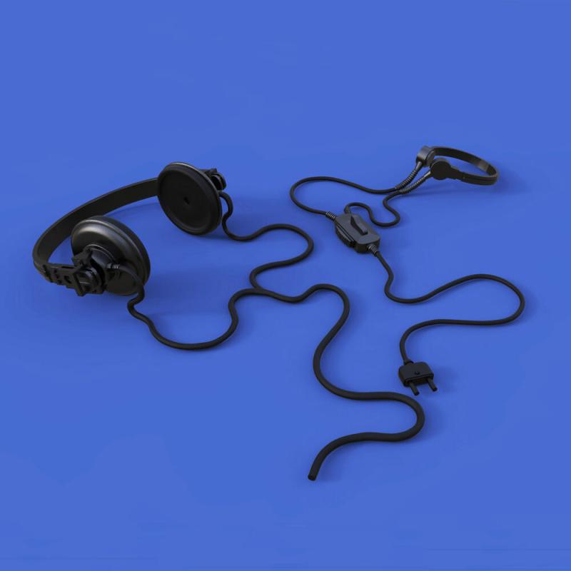 German tanker head phones set-WWII  3D printed