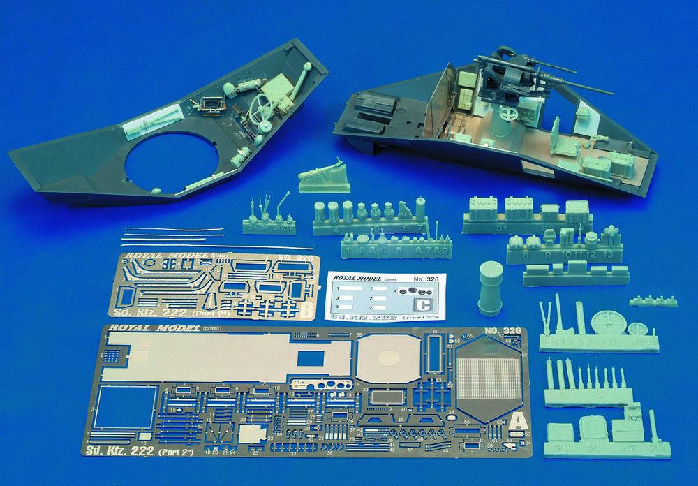 Sd. Kfz. 222 -part 2° (for Tamiya kit)