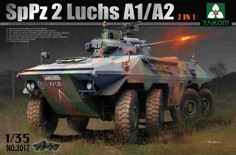 Bundeswehr SpPz 2 Luchs A1/A2 2 in 1