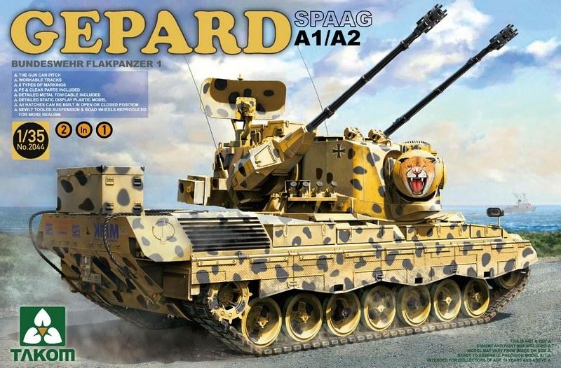 Bundeswehr Flakpanzer 1 Gepard SPAAG A1/ /A2 2in1