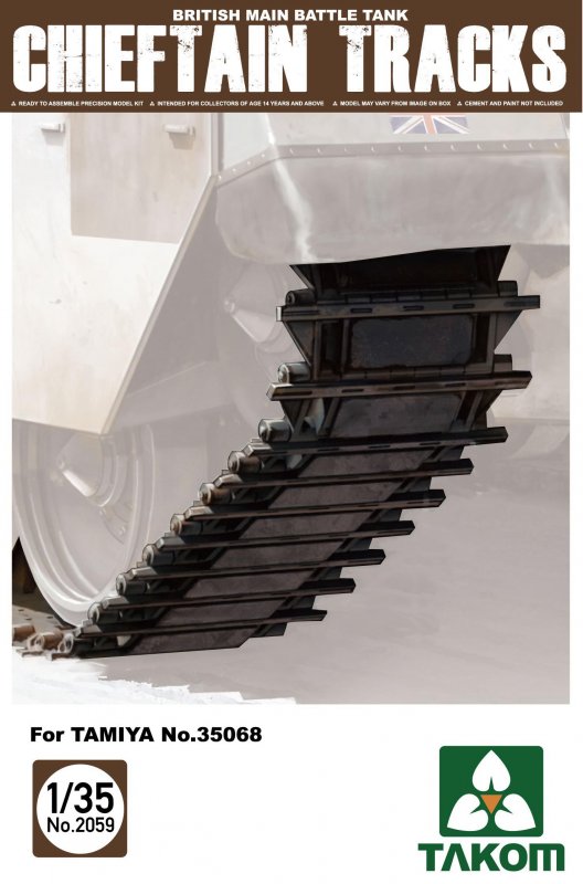British Main Battle Tank Chieftain Track [Tamiya]