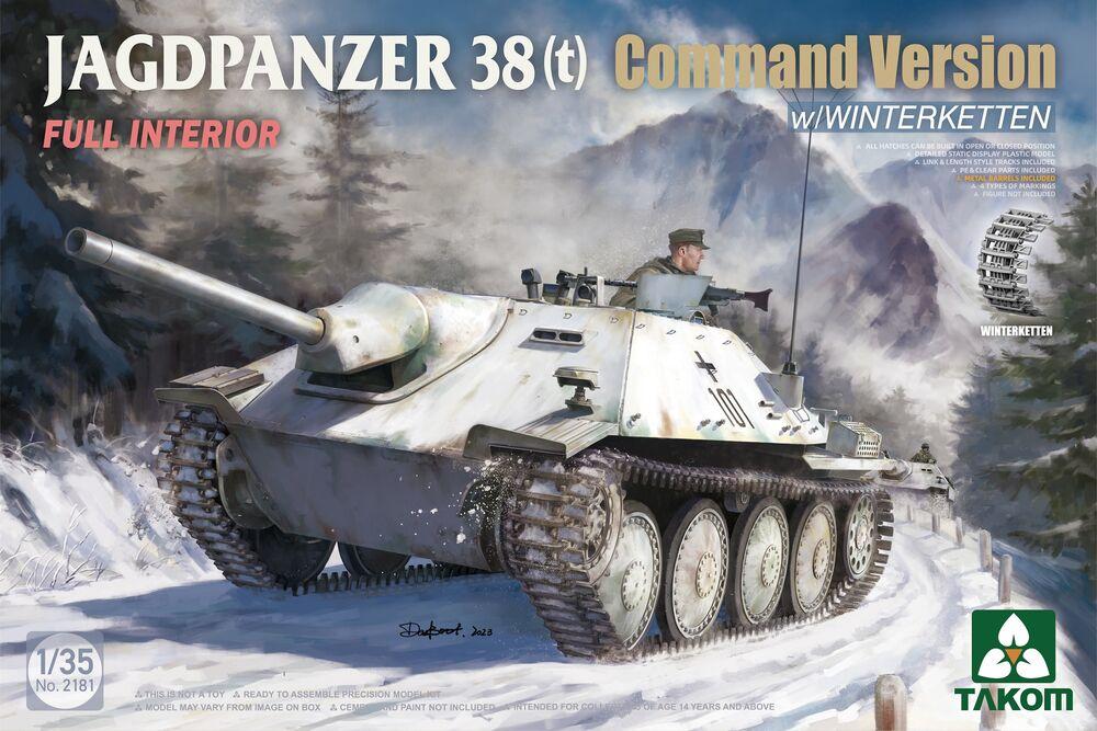 Jagdpanzer 38(t) - Command Version w/ Winterketten Full Interior
