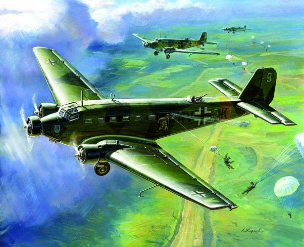 Junkers Ju 52 Transport Flugzeug - Wargame AddOn