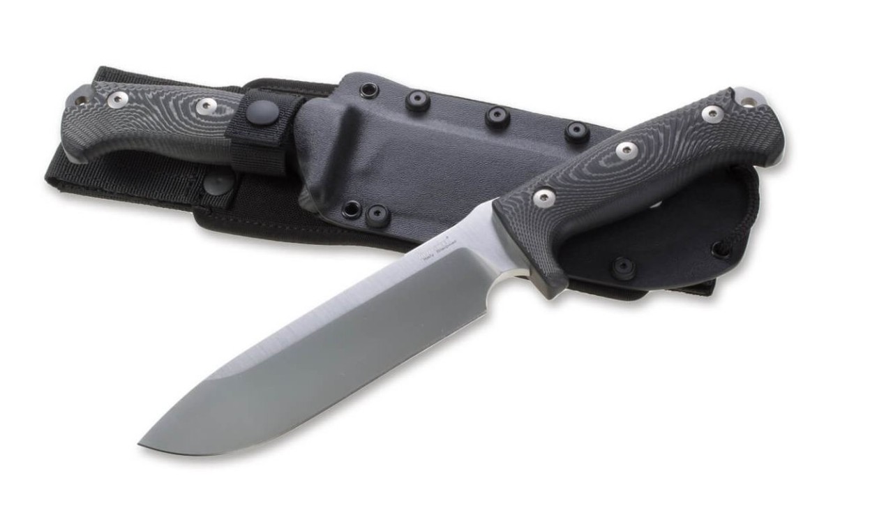 LIONSTEEL - Messer M7 Micarta Black