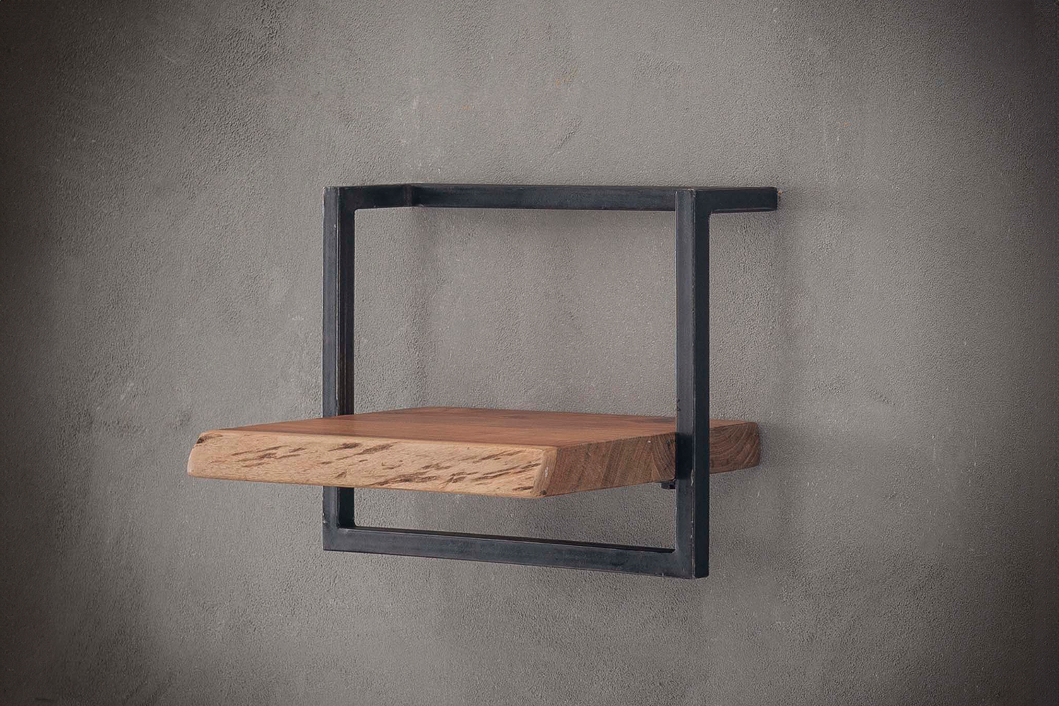 KAWOLA Wandregal ERGEA 40 cm Akazie massiv natur