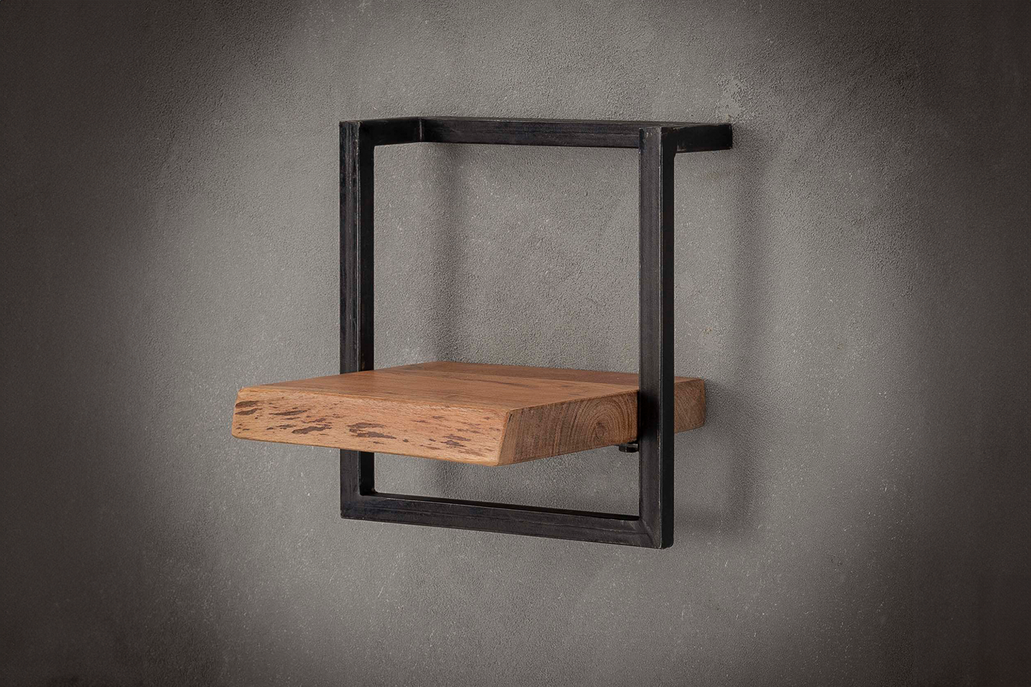 KAWOLA Wandregal ERGEA 20 cm Akazie massiv natur